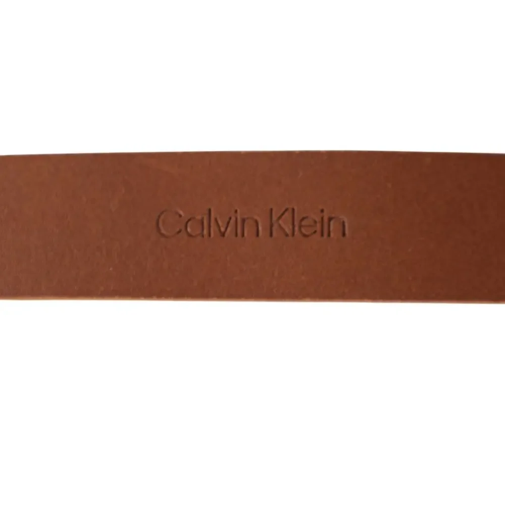 Calvin Klein Tan Genuine Leather Men’s Belt – XL (42/44) - Silver Buckle - NWT